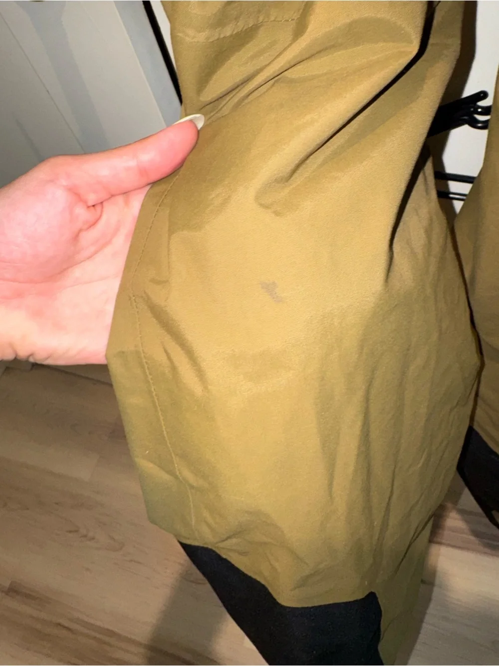 Men's Military Olive North Face Snow Pant